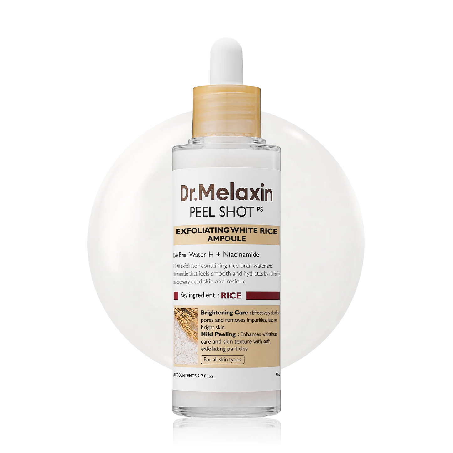 RICE PEEL GLOW SERUM AMPOULE - Dr.Melaxin™