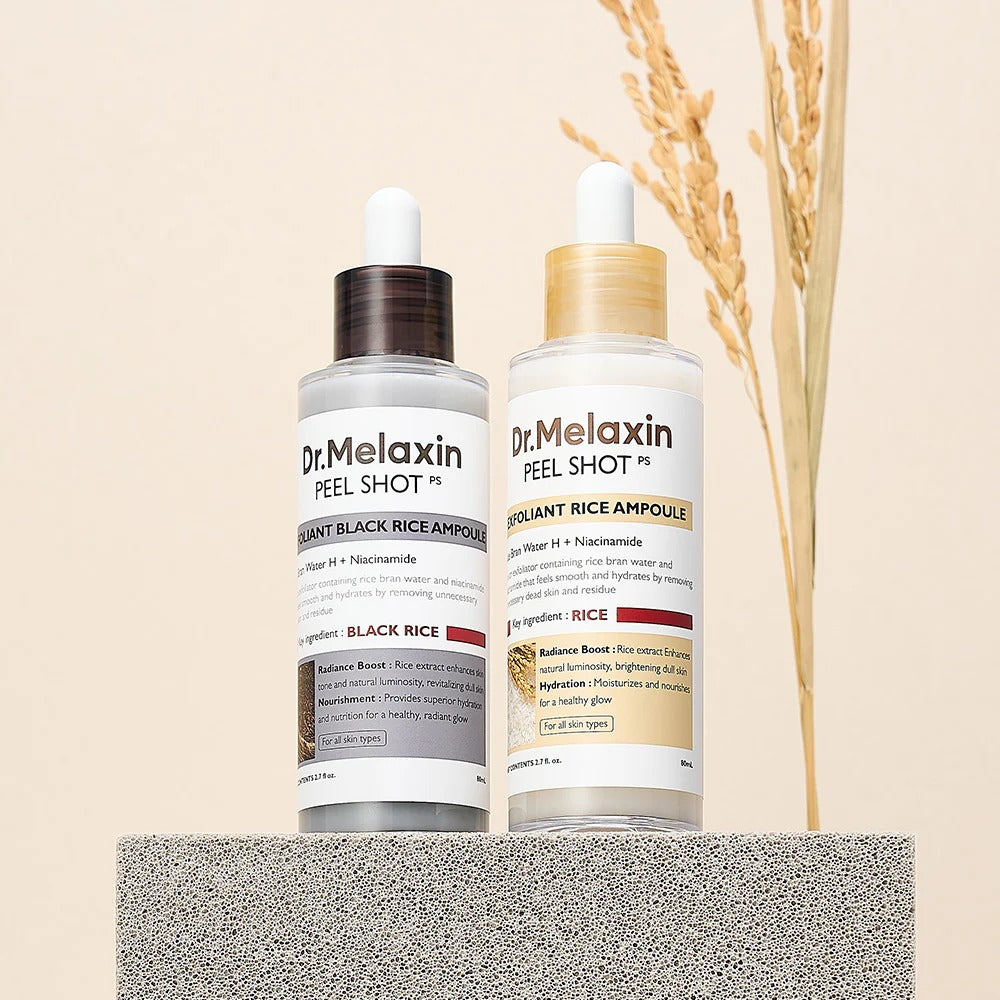 RICE PEEL GLOW SERUM AMPOULE - Dr.Melaxin™