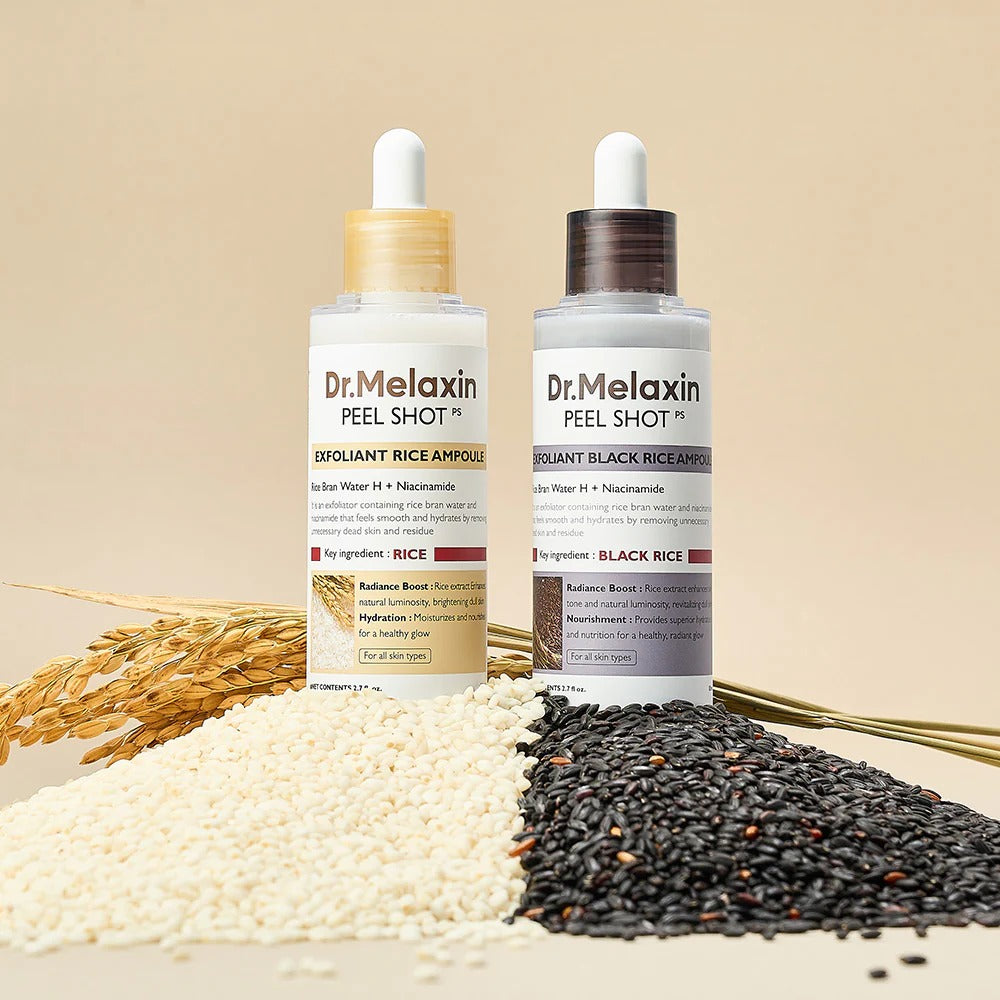 RICE PEEL GLOW SERUM AMPOULE - Dr.Melaxin™
